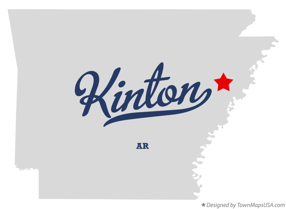 Map of Kinton Arkansas AR
