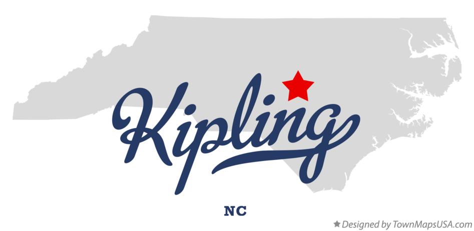 Map of Kipling North Carolina NC