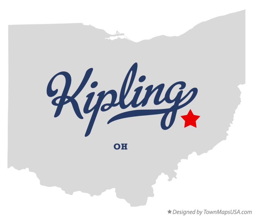 Map of Kipling Ohio OH