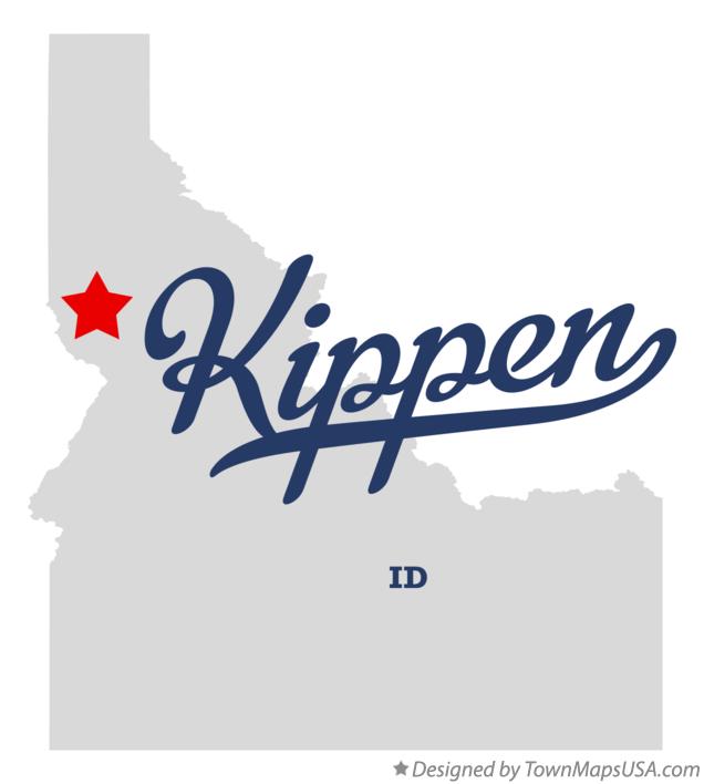 Map of Kippen Idaho ID