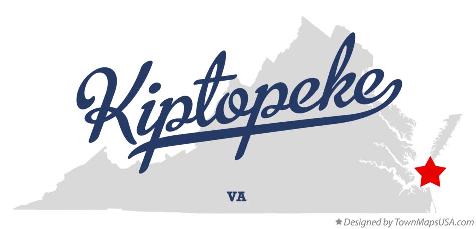 Map of Kiptopeke Virginia VA