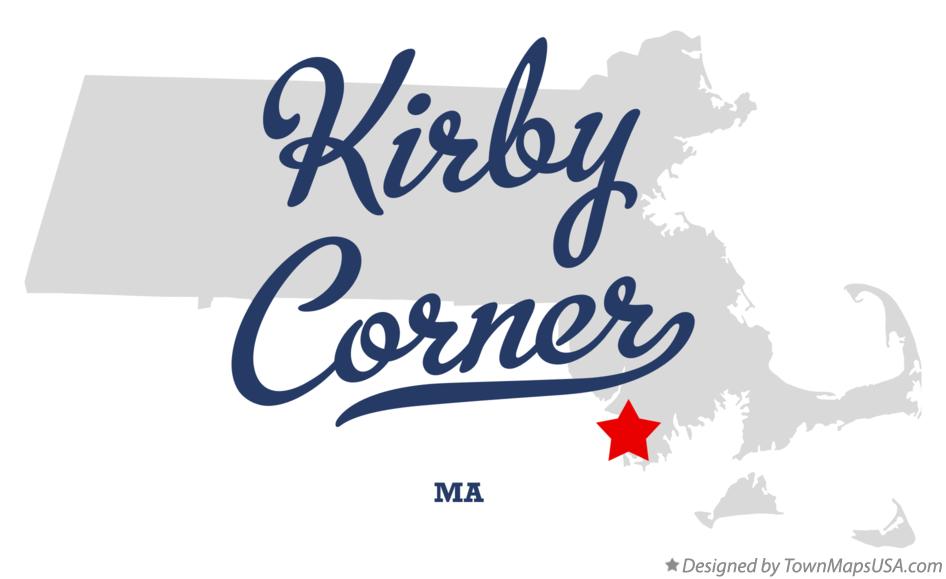 Map of Kirby Corner Massachusetts MA