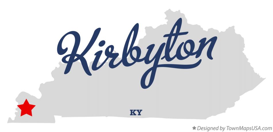Map of Kirbyton Kentucky KY