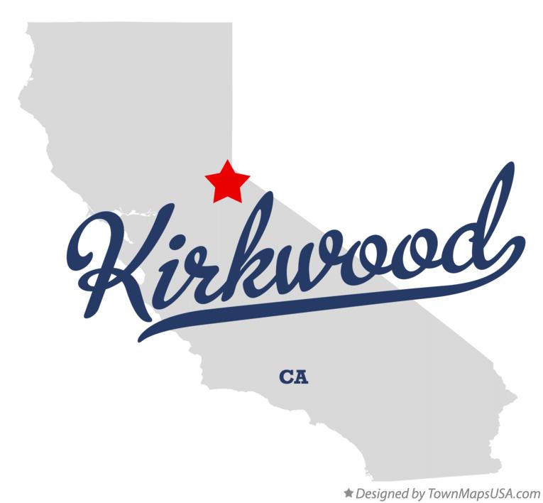 Map of Kirkwood California CA