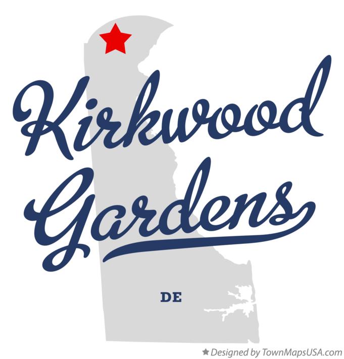 Map of Kirkwood Gardens Delaware DE