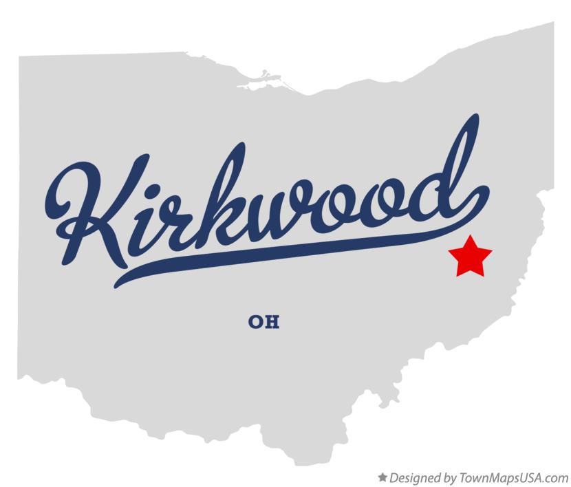 Map of Kirkwood Ohio OH