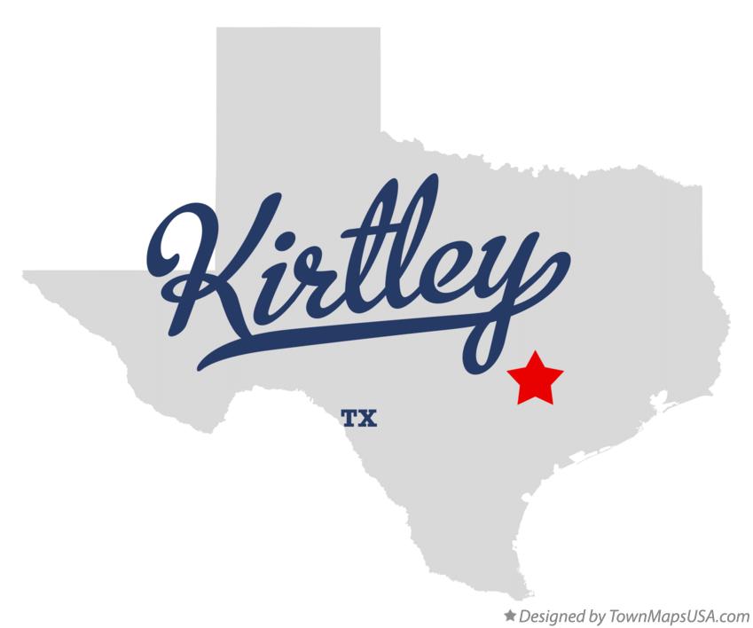 Map of Kirtley Texas TX