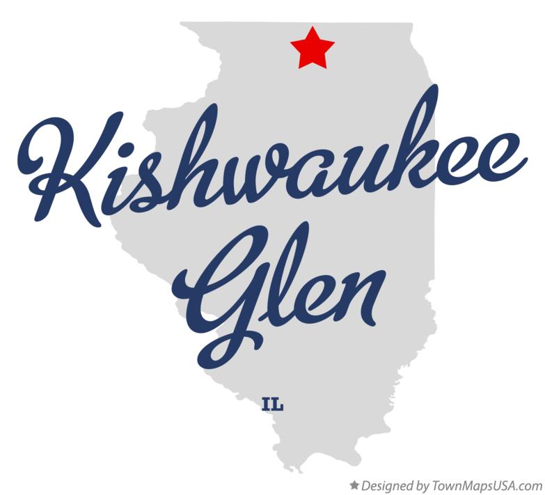 Map of Kishwaukee Glen Illinois IL