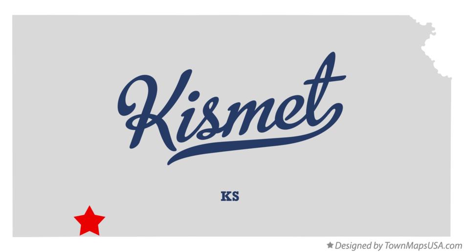 Map of Kismet Kansas KS