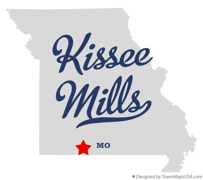 Map of Kissee Mills Missouri MO