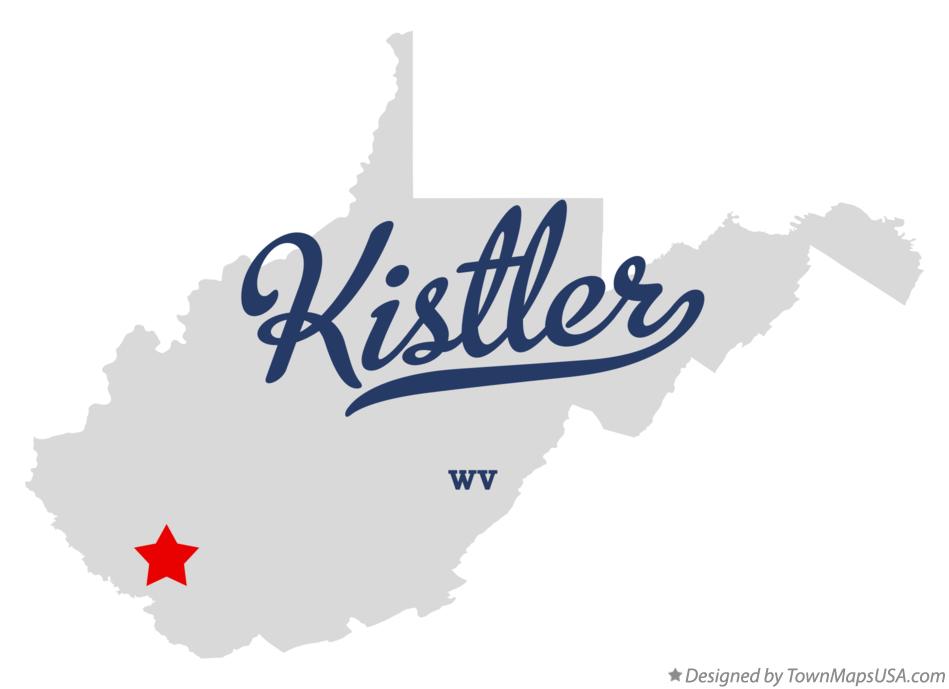 Map of Kistler West Virginia WV