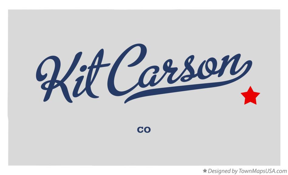 Map of Kit Carson Colorado CO