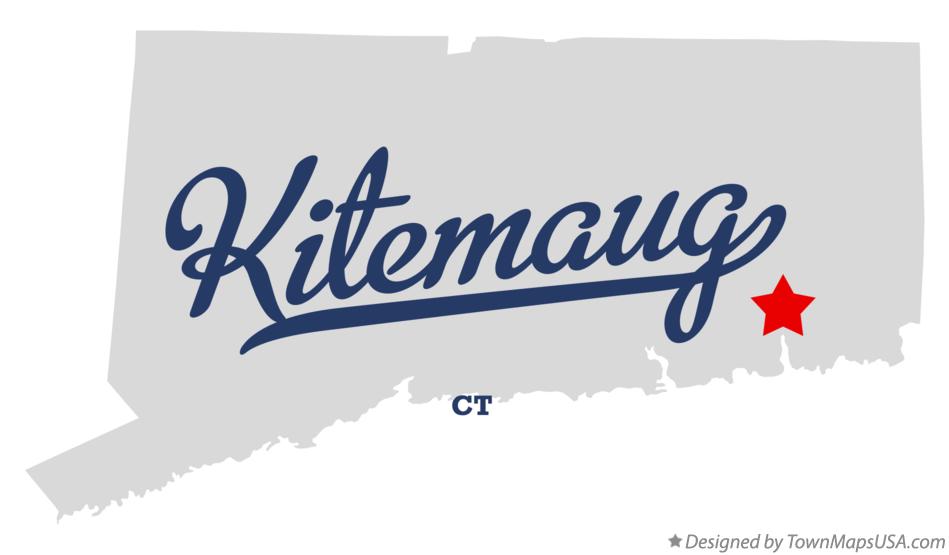 Map of Kitemaug Connecticut CT