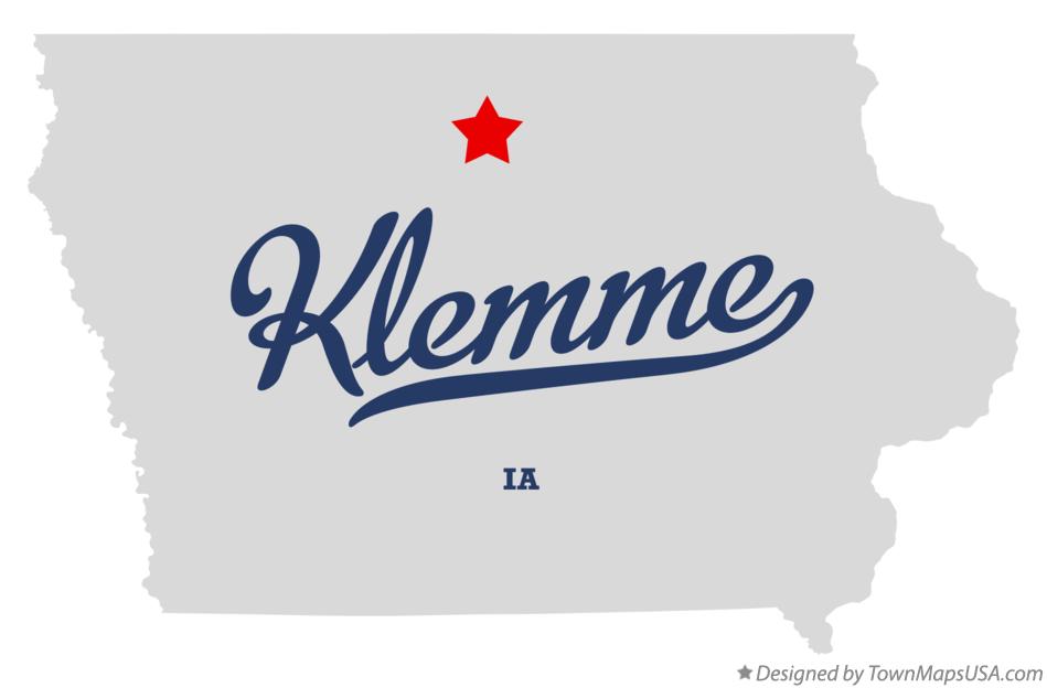 Map of Klemme Iowa IA