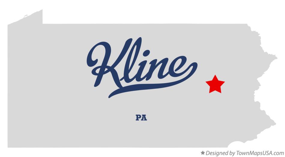 Map of Kline Pennsylvania PA