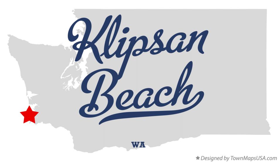 Map of Klipsan Beach Washington WA