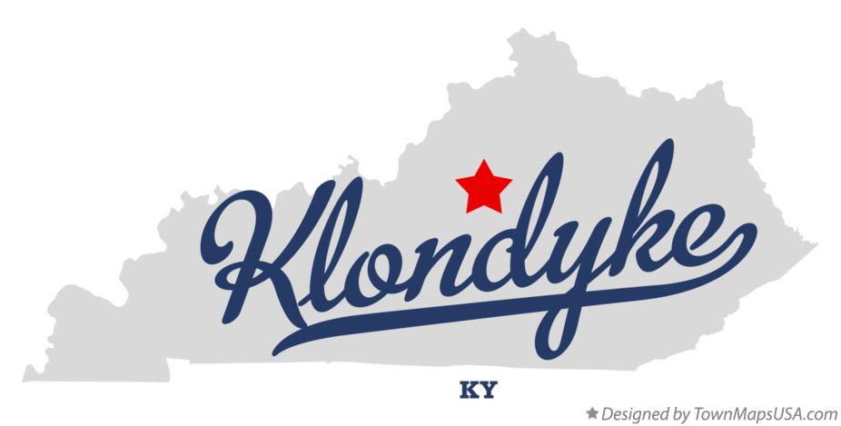 Map of Klondyke Kentucky KY