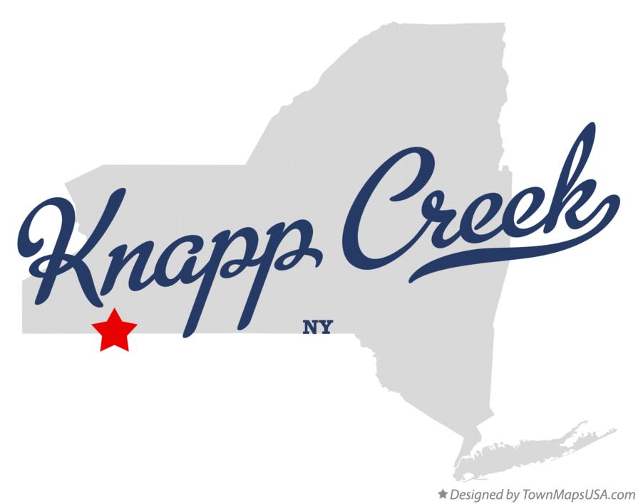 Map of Knapp Creek New York NY