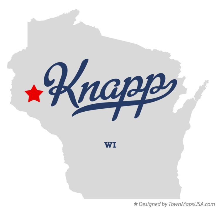 Map of Knapp Wisconsin WI