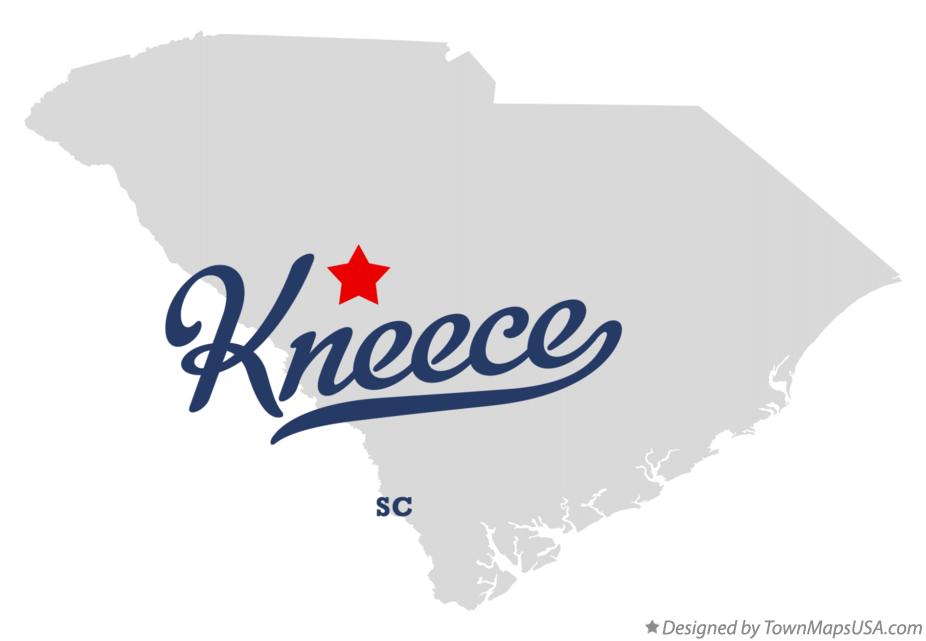 Map of Kneece South Carolina SC