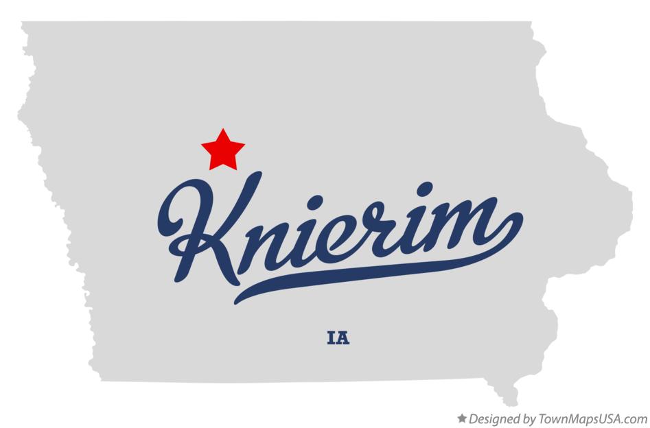 Map of Knierim Iowa IA