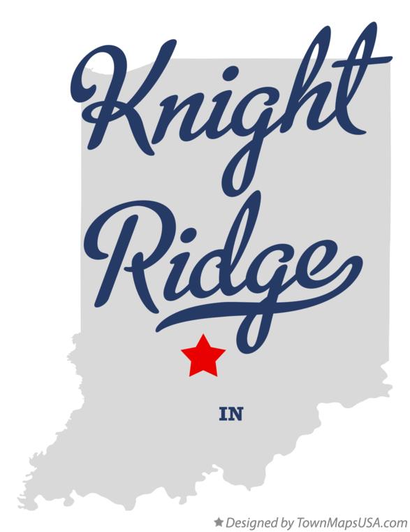 Map of Knight Ridge Indiana IN