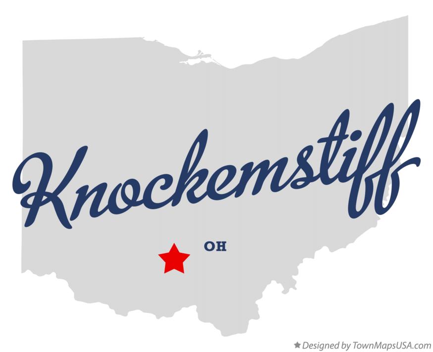 Map of Knockemstiff Ohio OH