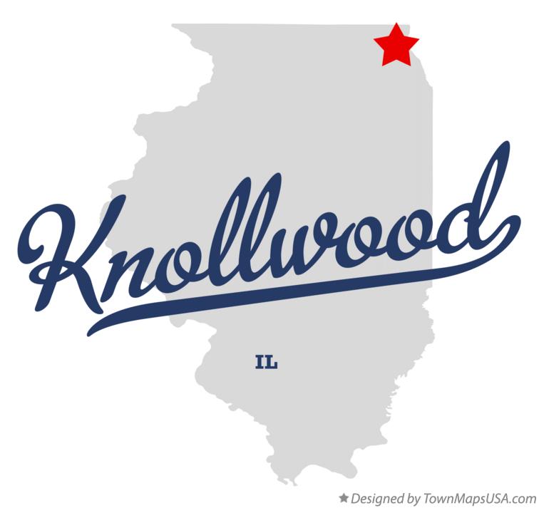 Map of Knollwood Illinois IL