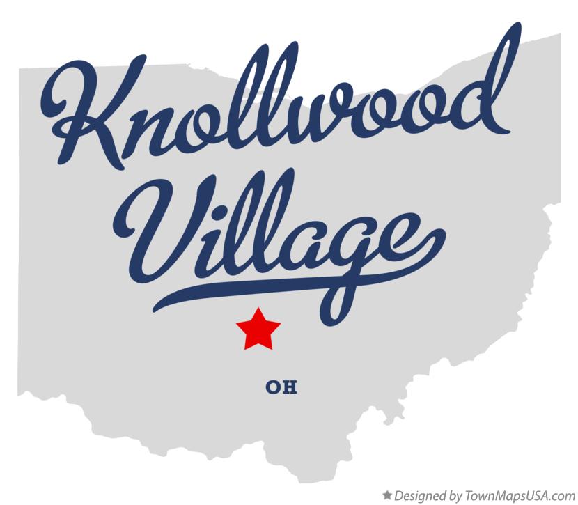Map of Knollwood Village Ohio OH