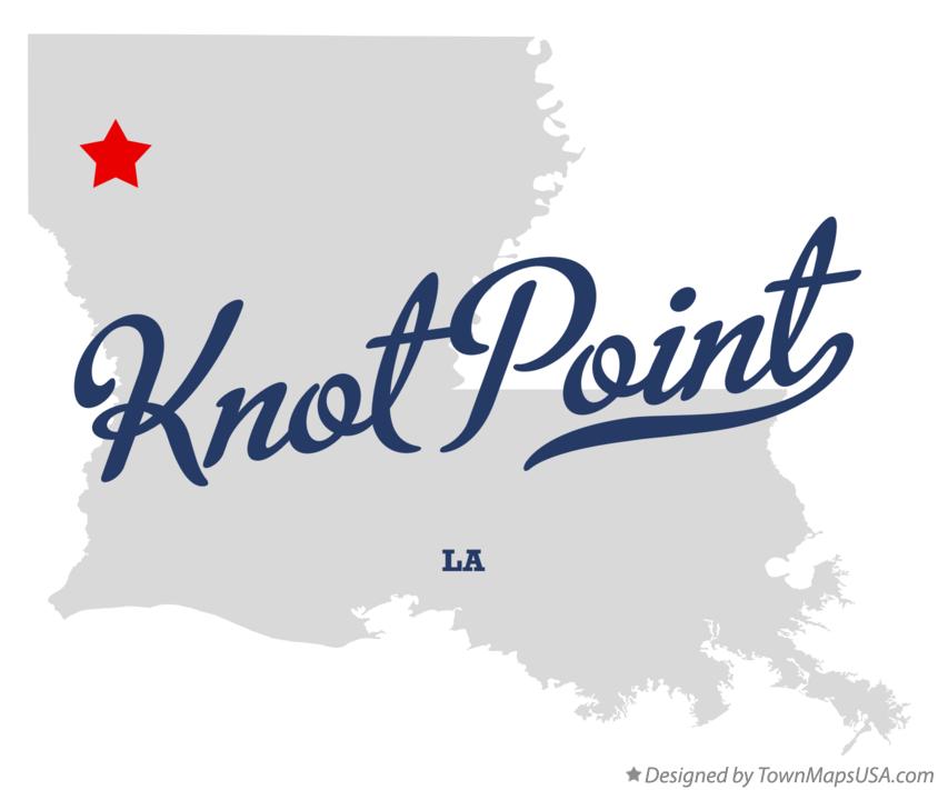 Map of Knot Point Louisiana LA