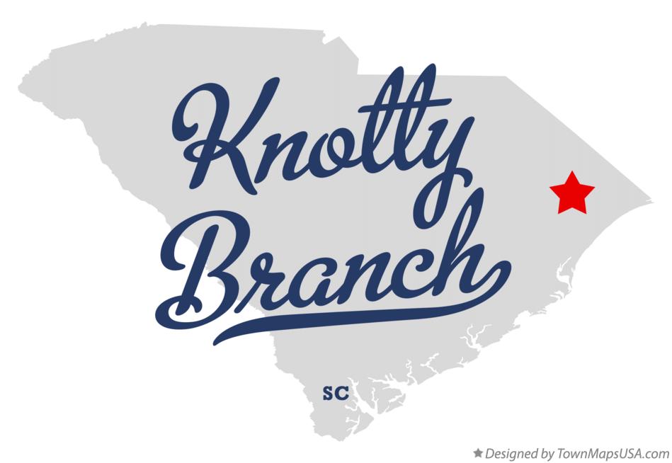 Map of Knotty Branch South Carolina SC