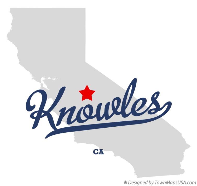Map of Knowles California CA