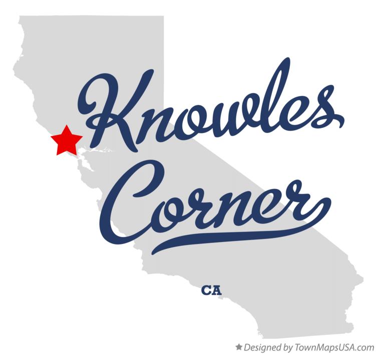 Map of Knowles Corner California CA
