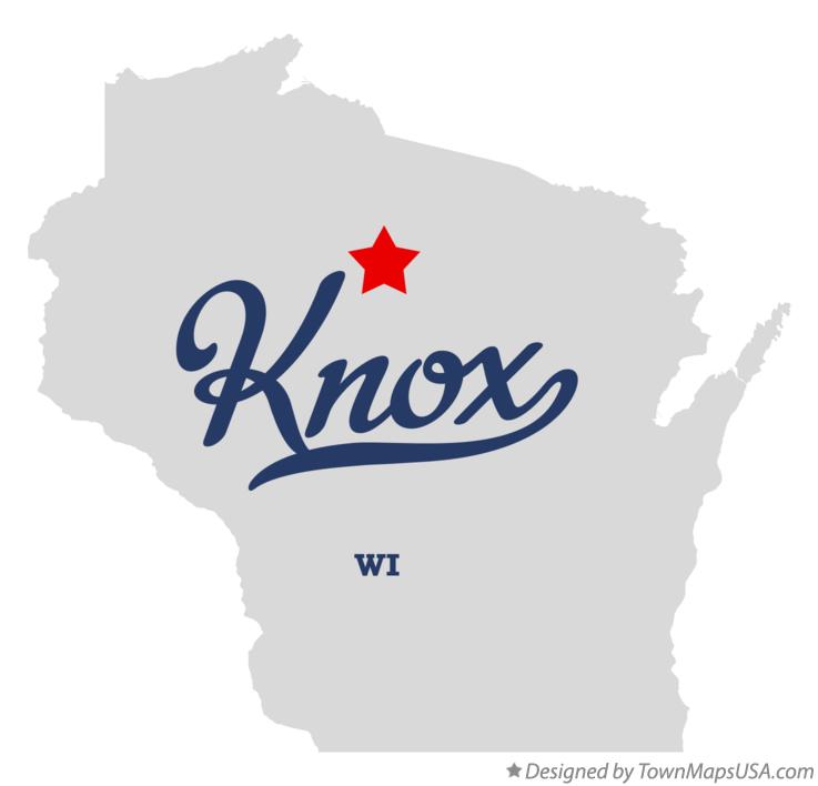 Map of Knox Wisconsin WI