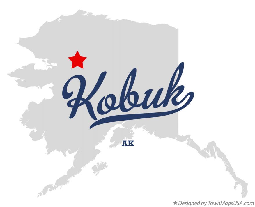 Map of Kobuk Alaska AK