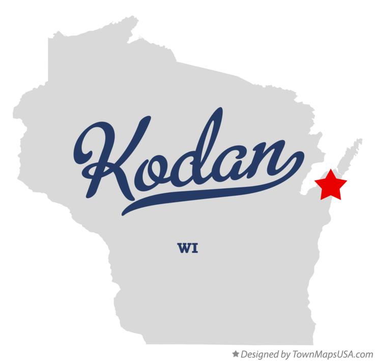 Map of Kodan Wisconsin WI