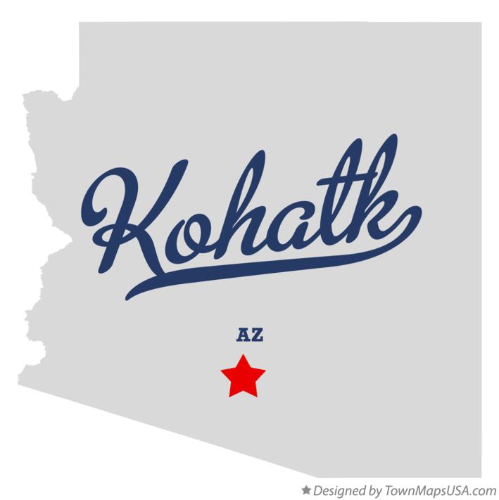 Map of Kohatk Arizona AZ