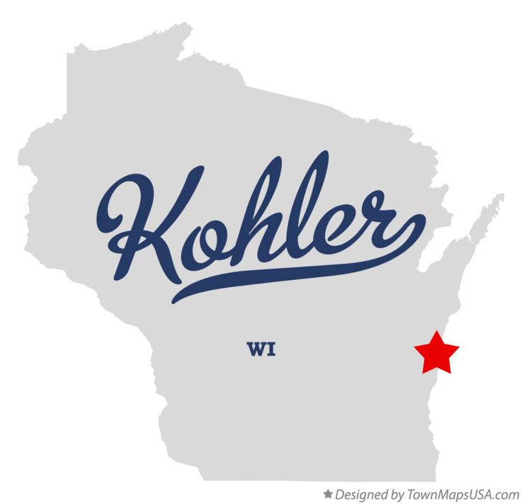 Map of Kohler Wisconsin WI