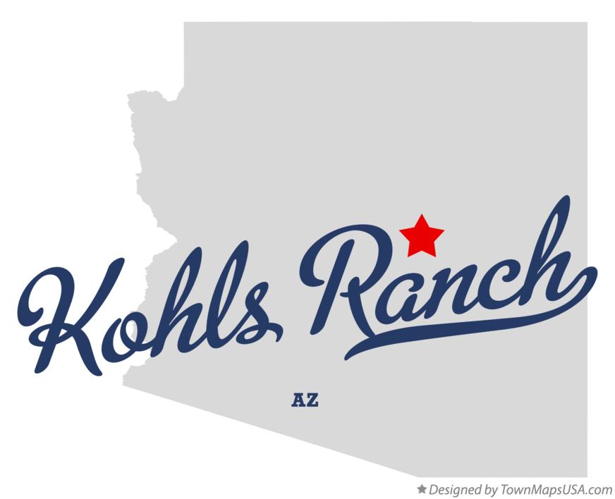 Map of Kohls Ranch Arizona AZ