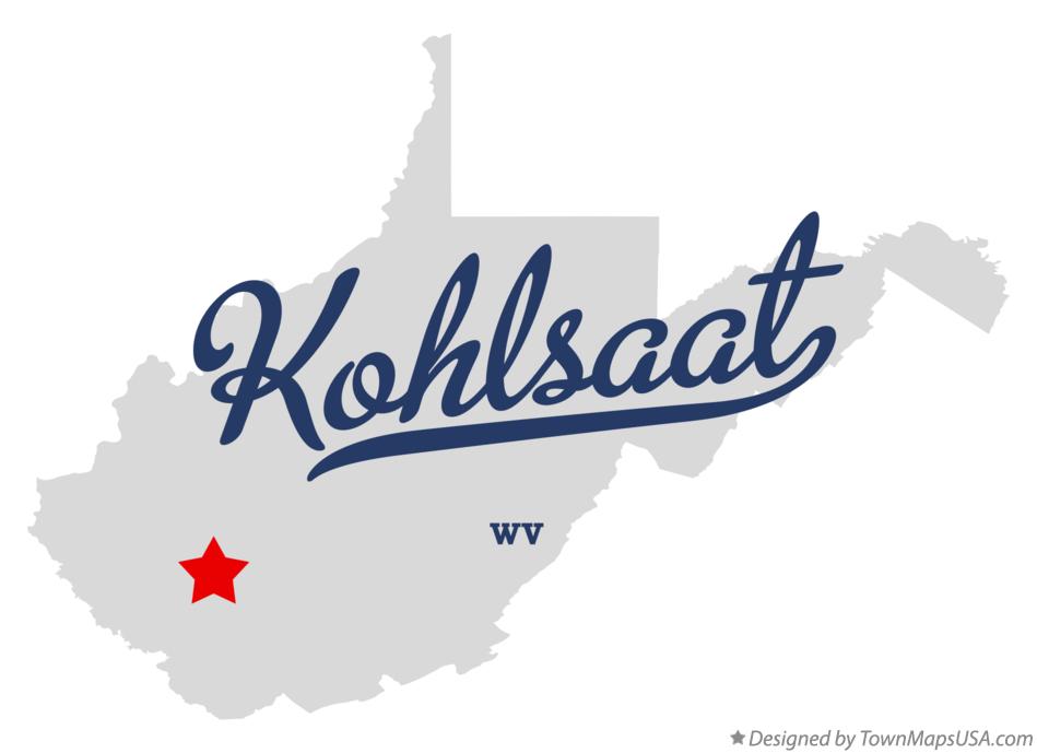 Map of Kohlsaat West Virginia WV