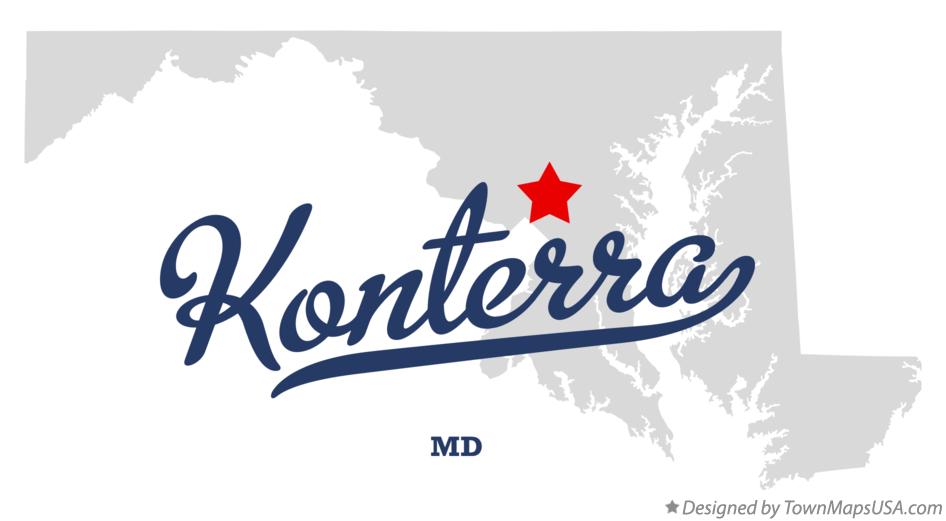 Map of Konterra Maryland MD