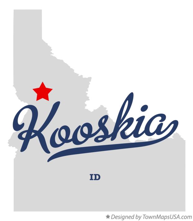 Map of Kooskia Idaho ID