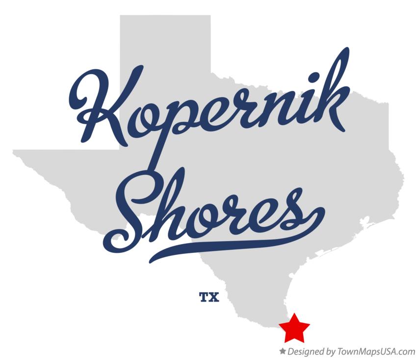 Map of Kopernik Shores Texas TX