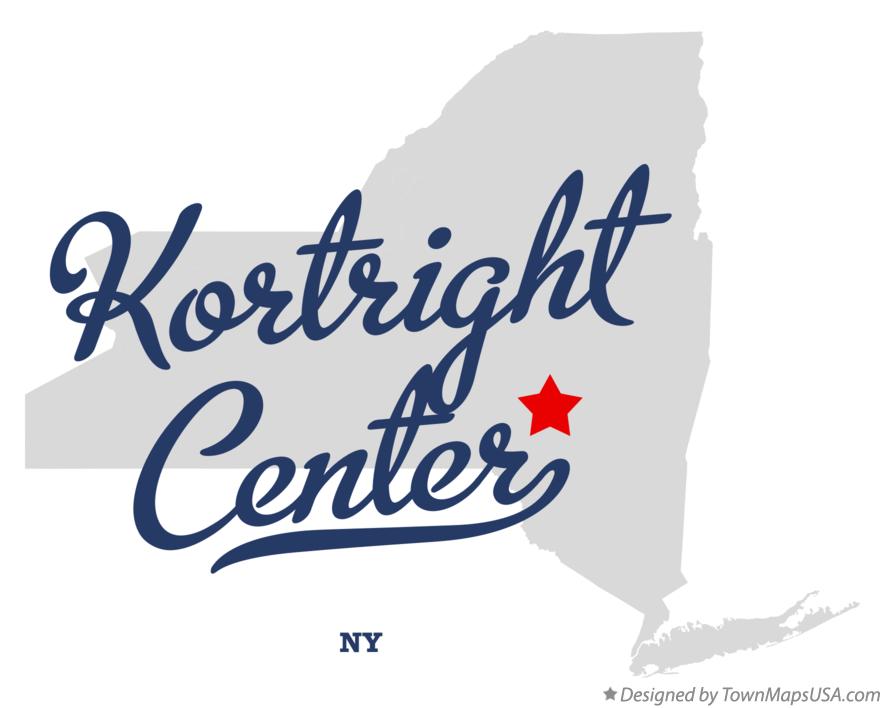 Map of Kortright Center New York NY