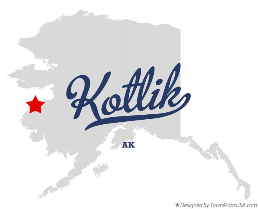 Map of Kotlik Alaska AK
