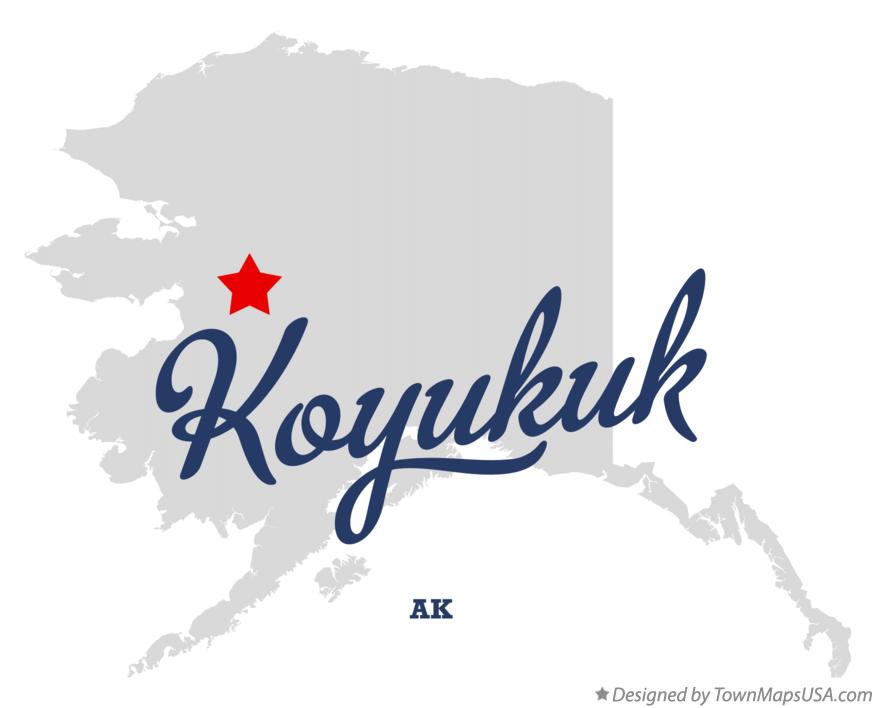 Map of Koyukuk Alaska AK