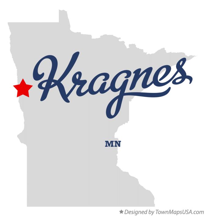 Map of Kragnes Minnesota MN