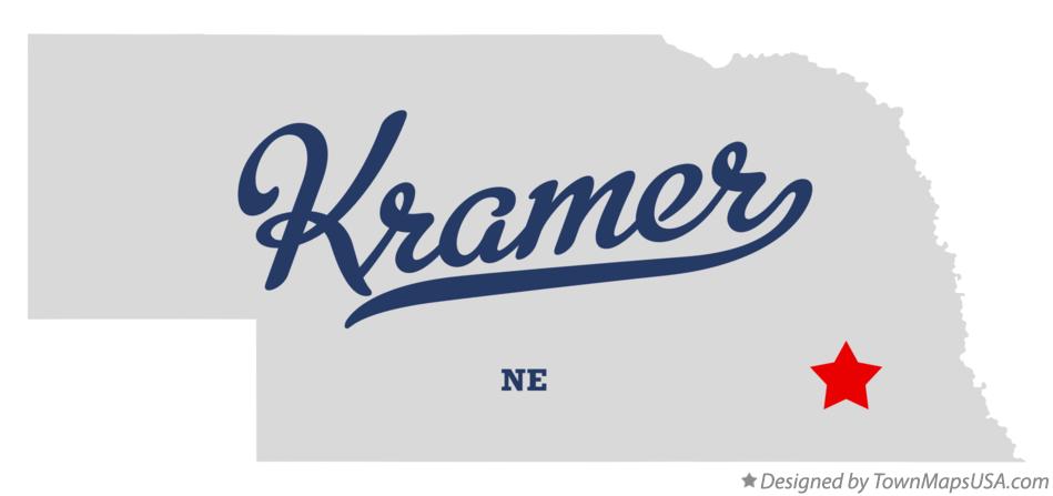 Map of Kramer Nebraska NE