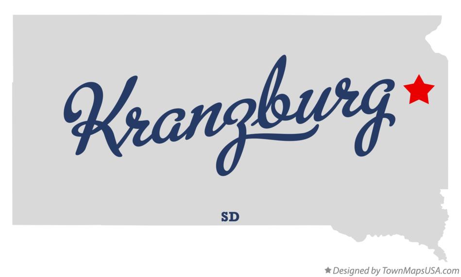 Map of Kranzburg South Dakota SD