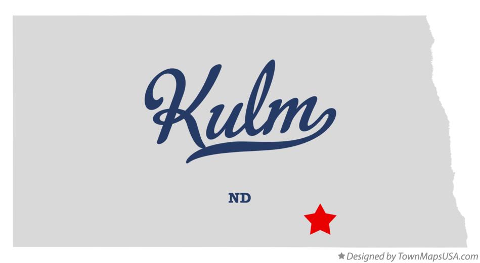 Map of Kulm North Dakota ND